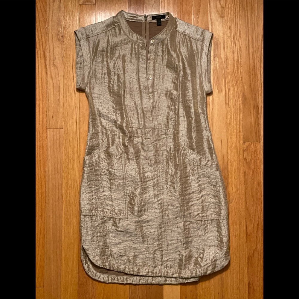 J Crew Gold Dress Size 4